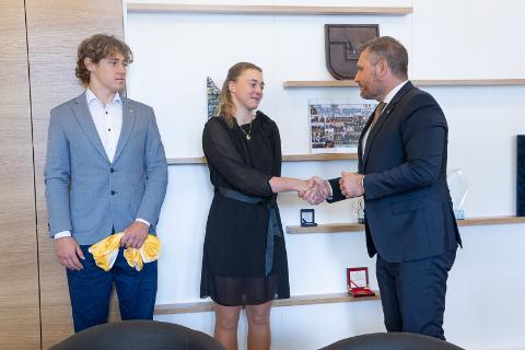 Vedenie TUKE prijalo úspešných olympionikov z LOH 2024 v Paríži